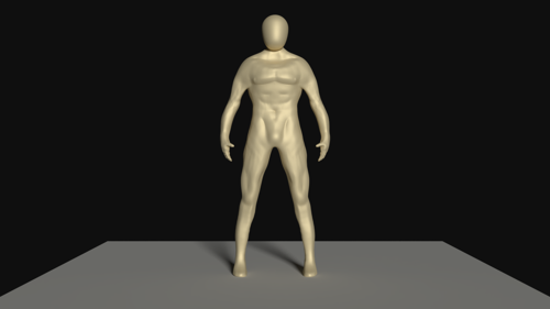 Gluteus Maximus (Man Character Base) preview image